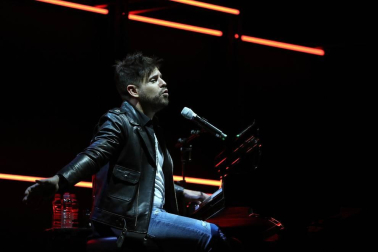 Imágenes de Pablo López en el pabellón Navarra Arena de Pamplona.