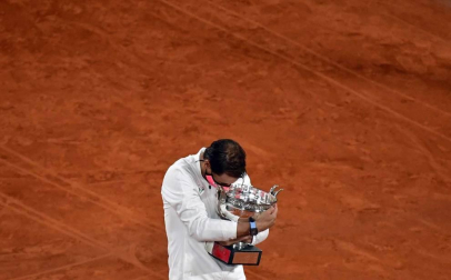 Galería de fotos de la victoria de Rafa Nadal ante Novak Djokovic en Roland Garros. El tenista balear suma su 13º triunfo en París.