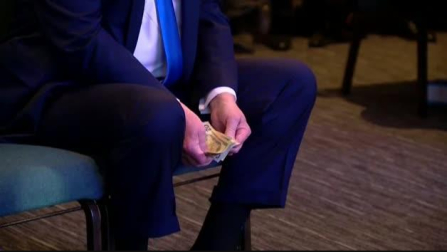 Trump afronta los días previos al debate con Biden con una visita a una iglesia en Las Vegas