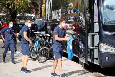Imágenes de la salida desde Pamplona y del desarrollo de la segunda etapa entre Pamplona y Lekunberri.