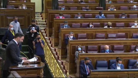 Vídeo: Abascal apela al PP y promete convocar elecciones si la moción prospera