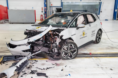 Fotos de la colisión del Volkswagen ID.3 en los test EuroNCAP.