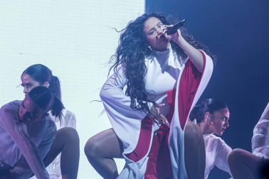 La cantante abarrotó el feudo madrileño este martes, 10 de diciembre, con la asistencia de más de 16.000 espectadores.