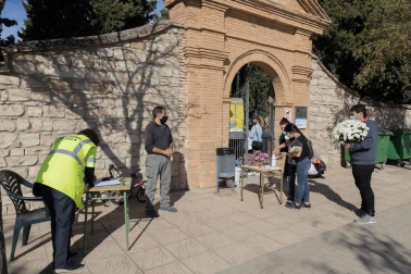 Los tudelanos escalonaron sus visitas durante toda la semana y eso evitó aglomeraciones este domingo