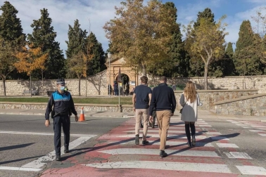 Los tudelanos escalonaron sus visitas durante toda la semana y eso evitó aglomeraciones este domingo