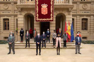 El presidente del Gobierno, Pedro Sánchez, acudió a Pamplona este viernes 13 de noviembre para reunirse con María Chivite y presentar el plan 'España Puede'.