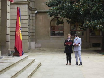 El presidente del Gobierno, Pedro Sánchez, acudió a Pamplona este viernes 13 de noviembre para reunirse con María Chivite y presentar el plan 'España Puede'.