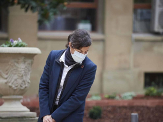 El presidente del Gobierno, Pedro Sánchez, acudió a Pamplona este viernes 13 de noviembre para reunirse con María Chivite y presentar el plan 'España Puede'.