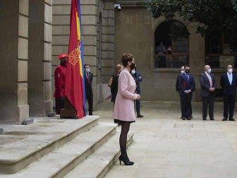 El presidente del Gobierno, Pedro Sánchez, acudió a Pamplona este viernes 13 de noviembre para reunirse con María Chivite y presentar el plan 'España Puede'.