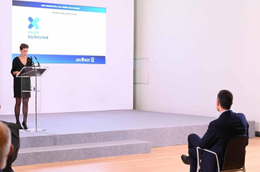 El presidente del Gobierno, Pedro Sánchez, acudió a Pamplona este viernes 13 de noviembre para reunirse con María Chivite y presentar el plan 'España Puede'.