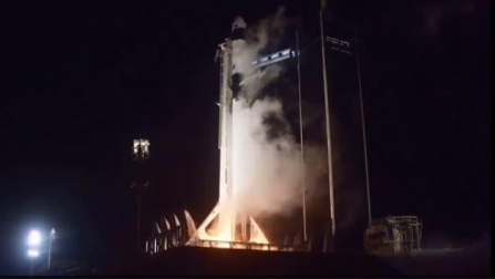 Vídeo de la NASA y SpaceX lanzan al espacio la cápsula Dragon en una misión histórica