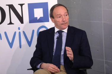 Castañeda, durante el DN En Vivo de Diario de Navarra.