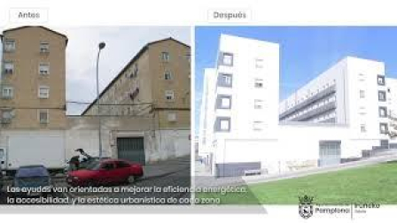Rehabilitación en tres edificios de San Jorge y Grupo Urdánoz