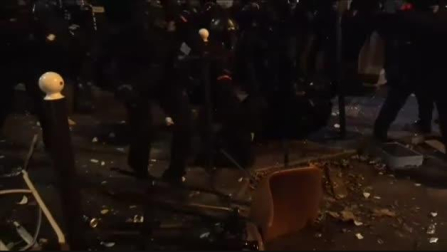 Manifestación contra la nueva ley de seguridad de Macron