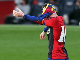 Imágenes del encuentro entre Barcelona y Osasuna, que han ganado los culés por 4-0.