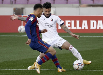 Imágenes del encuentro entre Barcelona y Osasuna, que han ganado los culés por 4-0.