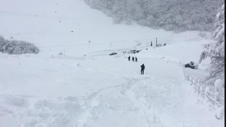 Vídeo de las nevadas en el Alto de Ibañeta (III)