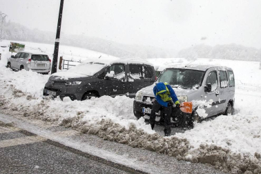 Fotos de Burguete, Roncesvalles y Espinal nevados tras la copiosa nevada