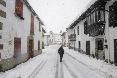 Fotos de Burguete, Roncesvalles y Espinal nevados tras la copiosa nevada