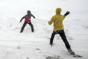 Fotos de Burguete, Roncesvalles y Espinal nevados tras la copiosa nevada