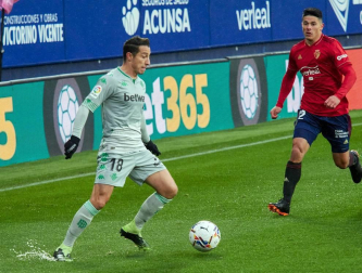 Galería de fotos del partido entre Osasuna y Betis, que ha finalizado con derrota rojilla por 0-2