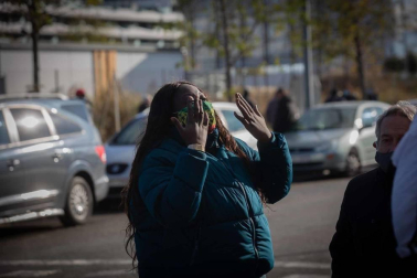 En la nave residían varias personas sin hogar