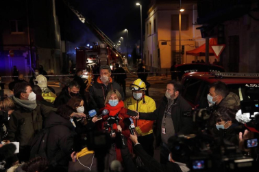 En la nave residían varias personas sin hogar