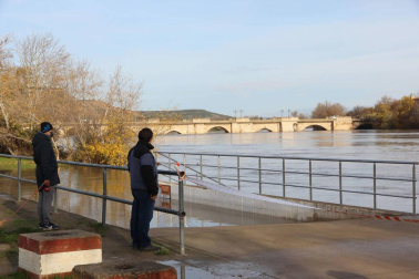 Sigue la vigilancia en los ríos de Navarra a la espera de nuevas crecidas