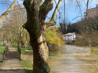 Sigue la vigilancia en los ríos de Navarra a la espera de nuevas crecidas