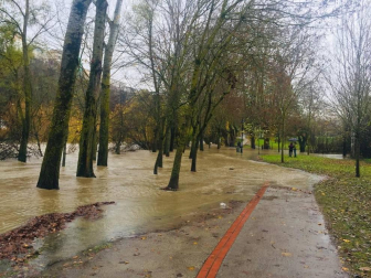 Sigue la vigilancia en los ríos de Navarra a la espera de nuevas crecidas