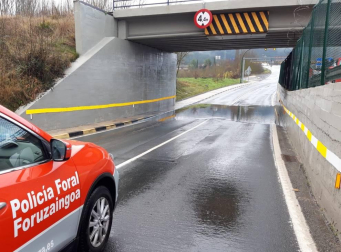 Sigue la vigilancia en los ríos de Navarra a la espera de nuevas crecidas