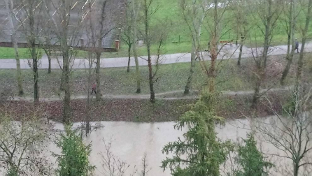 Sigue la vigilancia en los ríos de Navarra a la espera de nuevas crecidas