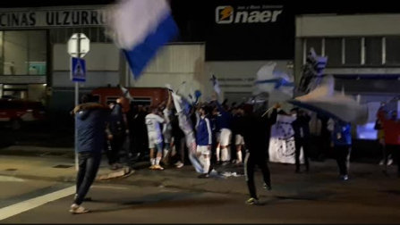 Aficionados del Cantolagua celebran la participación en la Copa del Rey