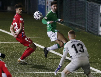 Imágenes del partido de primera ronda de la Copa del Rey disputado entre la A.D. San Juan y el Granada.
