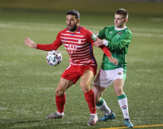 Imágenes del partido de primera ronda de la Copa del Rey disputado entre la A.D. San Juan y el Granada.