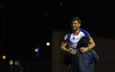 Imágenes del partido de primera ronda de la Copa del Rey disputado entre la Mutilvera y el Racing de Santander en Mutilva.