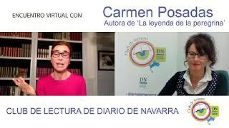 Encuentro virtual del Club de Lectura de Diario de Navarra con la escritora Carmen Posadas