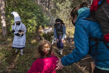 Pese a la pandemia de coronavirus, la localidad navarra celebró la tradicional cabalgata del carbonero pero con el cumplimiento de las medidas preventivas presente.