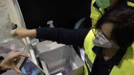 Vídeo de la llegada de la vacuna del coronavirus a RefeNa