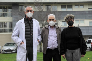 Imágenes de los primeros pacientes de El Vergel en ser vacunados.