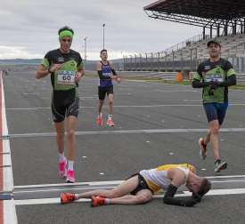 El Circuito de Navarra ha sido el escenario del Campeonato Navarro de 10 Kilómetros y la 'SanSilRace 2020' popular como broche a este atípico año