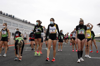 El Circuito de Navarra ha sido el escenario del Campeonato Navarro de 10 Kilómetros y la 'SanSilRace 2020' popular como broche a este atípico año