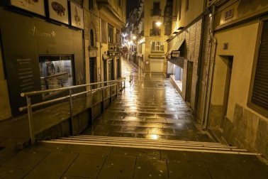 2020 se despide en Pamplona con las calles vacías