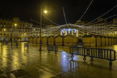 2020 se despide en Pamplona con las calles vacías