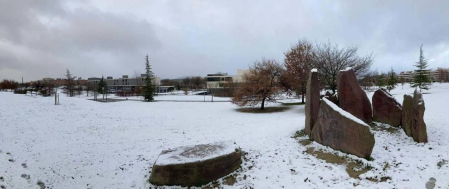La nieve es la protagonista este 2 de enero en la Comunidad foral, que se encuentra en alerta amarilla
