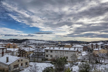 Nieve en el inicio de 2021 en Navarra. La nieve es la protagonista este 2 de enero en la Comunidad foral, que se encuentra en alerta amarilla