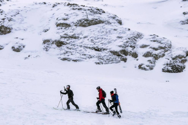 Nieve en el inicio de 2021 en Navarra. La nieve es la protagonista este 2 de enero en la Comunidad foral, que se encuentra en alerta amarilla