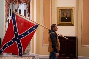 Imágenes del asalto al Capitolio de Estados Unidos.