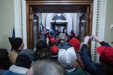 Imágenes del asalto al Capitolio de Estados Unidos.