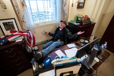 Imágenes del asalto al Capitolio de Estados Unidos.